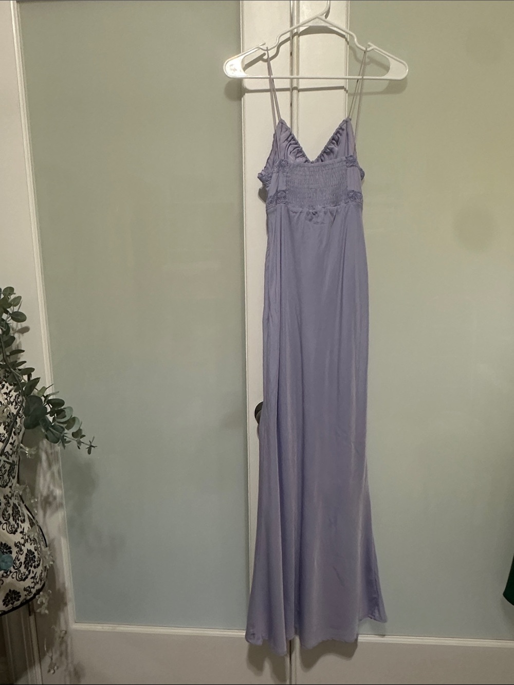 Princess Polly Lilac Ruched Neckline Maxi Dress - Picture 5 of 10